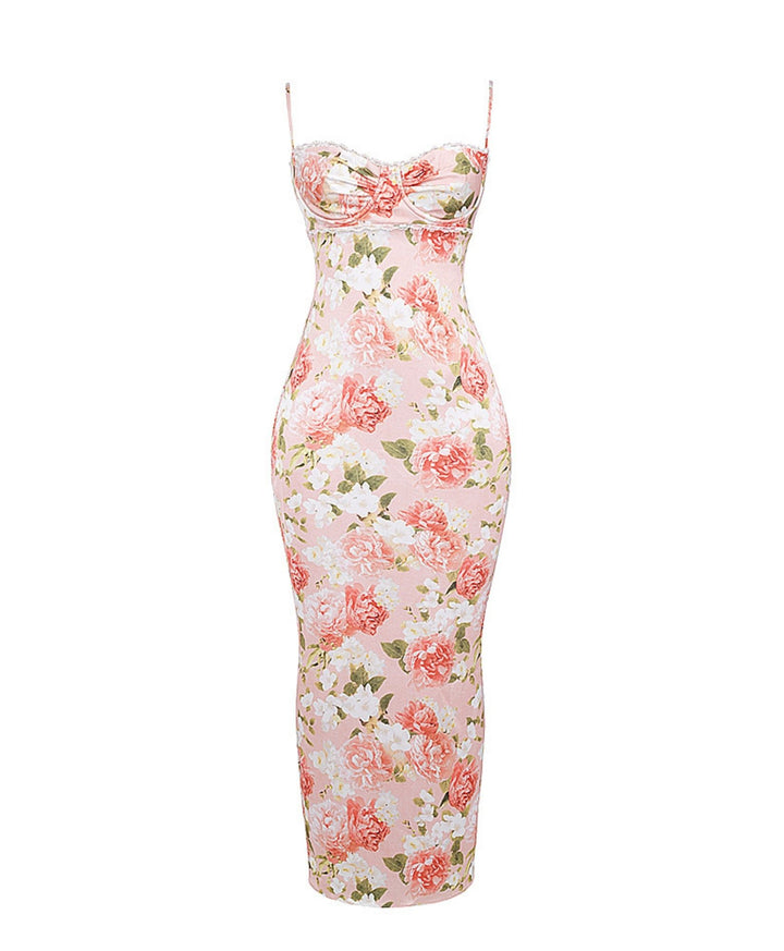 light pink ivory maxi dress