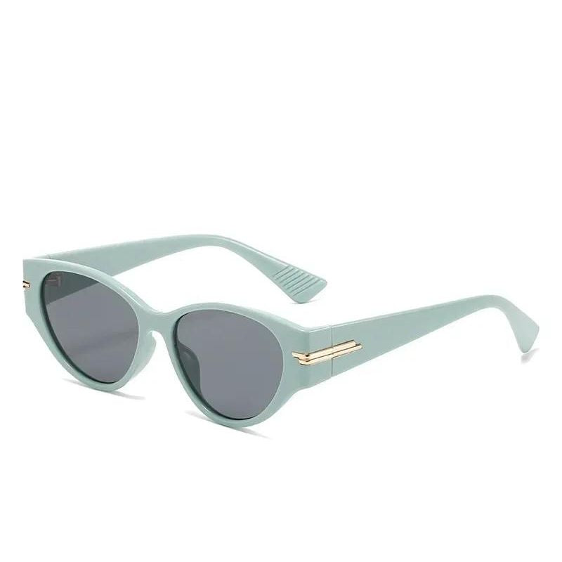 ocean blue cat eye sunglasses