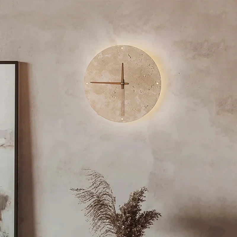 Marble Glow Clock