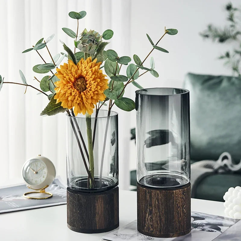 Cylinder Base Vase