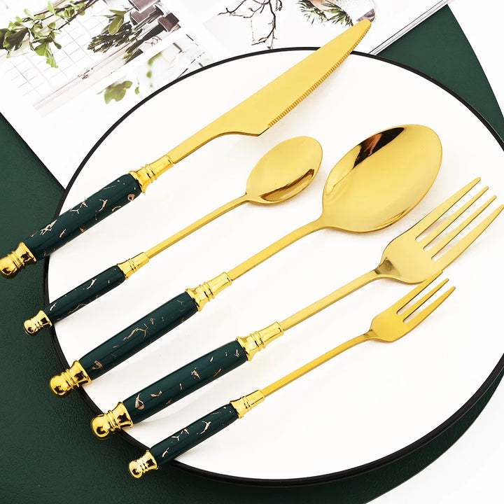 MARBLE CERAMIC CUTLERY