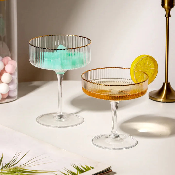 CRYSTAL MARTINI GLASS