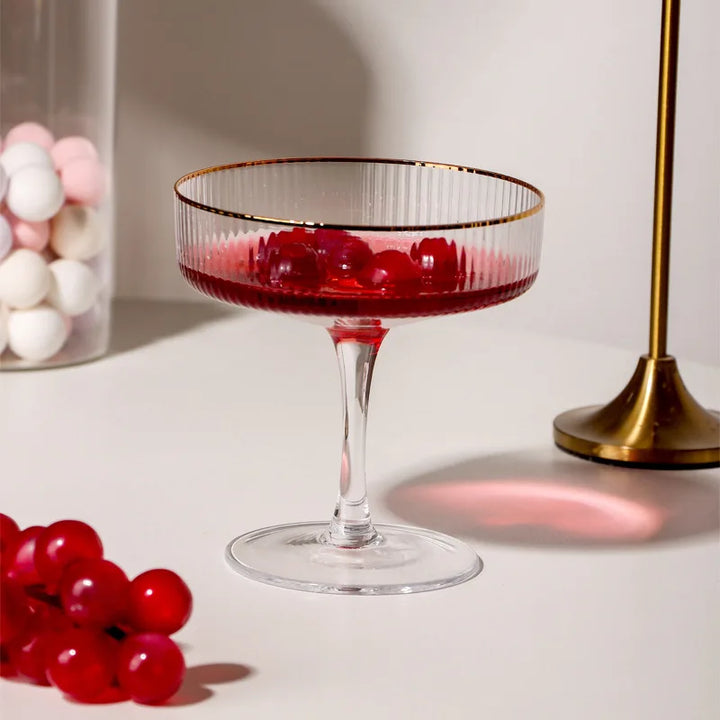 CRYSTAL MARTINI GLASS