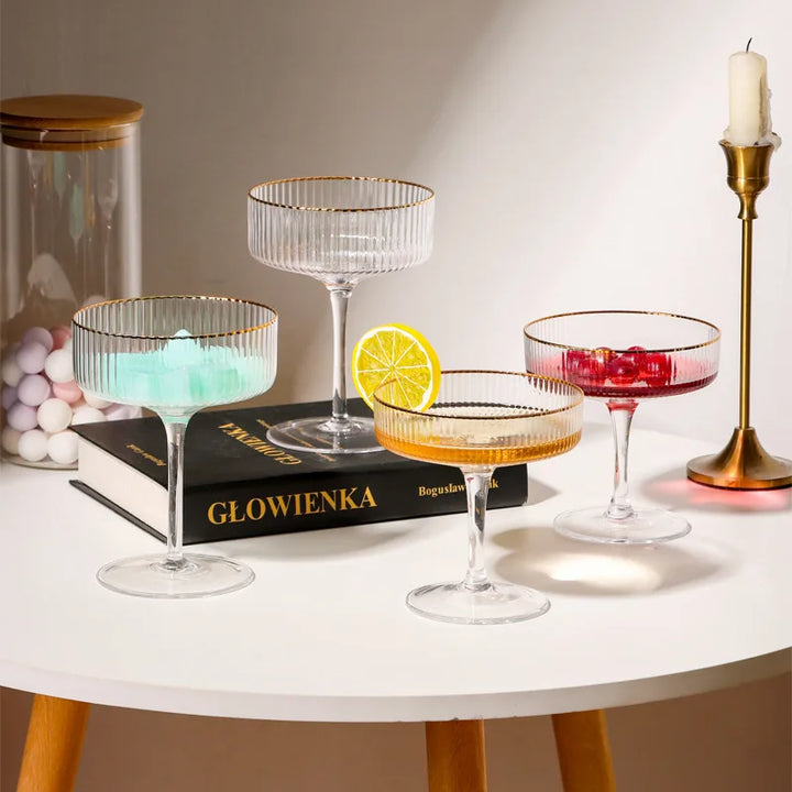 CRYSTAL MARTINI GLASS